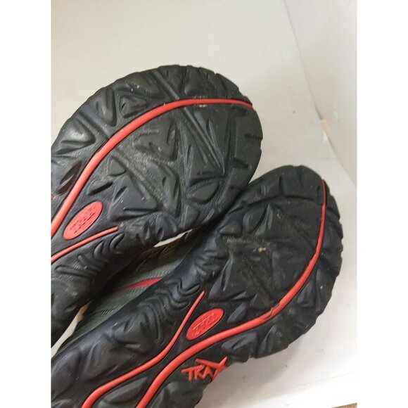 Mont.Bell Gore Tex Hiking Boots Shoes Red/ Gray Size KOR 250 - Picture 7 of 9